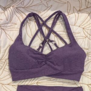 Bombshell Sportswear Purple Sports Bra